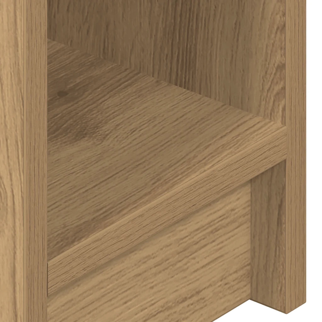 Comodino con Cassetto Rovere Artigianale 20x36x60 cm 858711