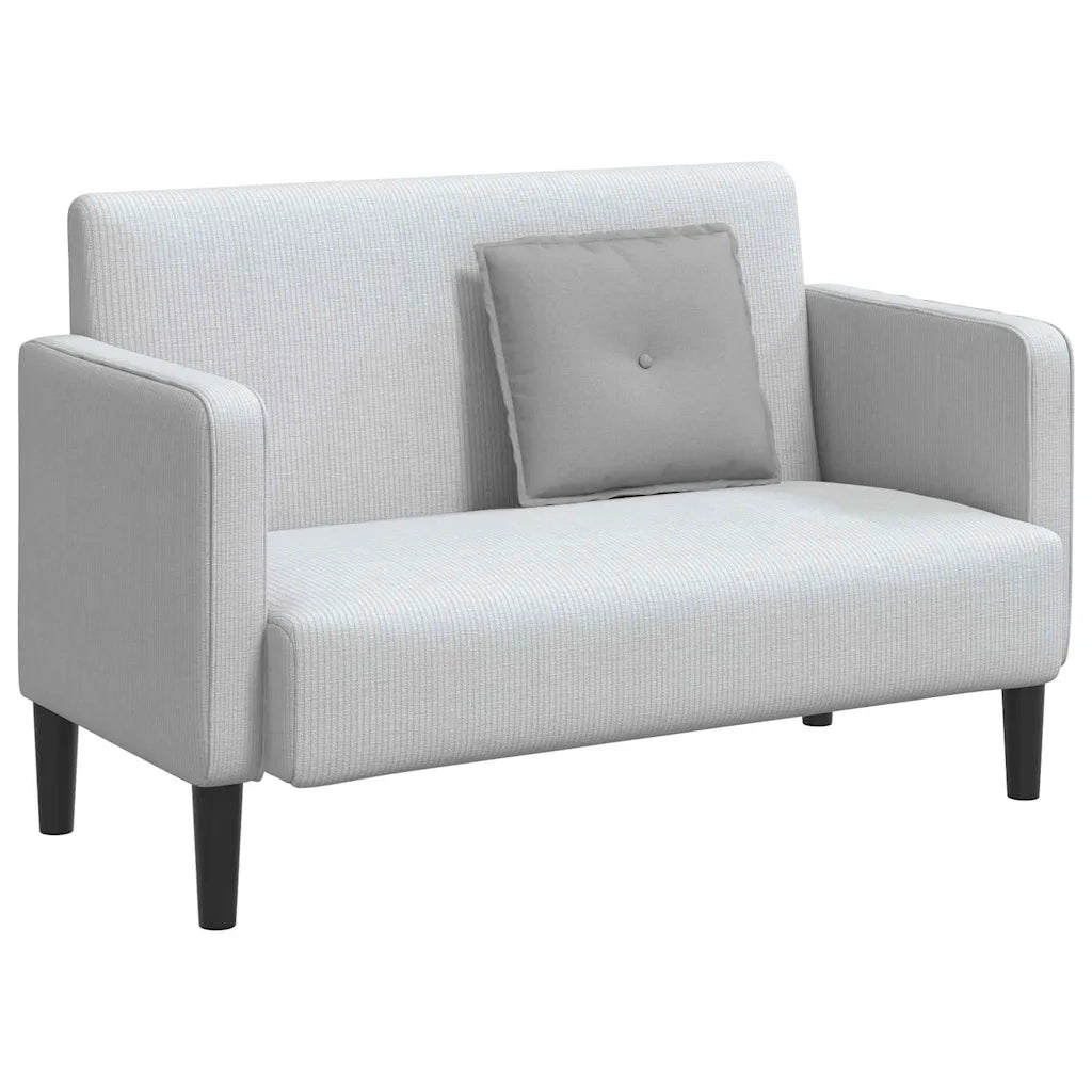 Cuscino per Schiena | Cuscino dorsale Grigio Nuvola 50 x 19 x 45 cm Tessuto