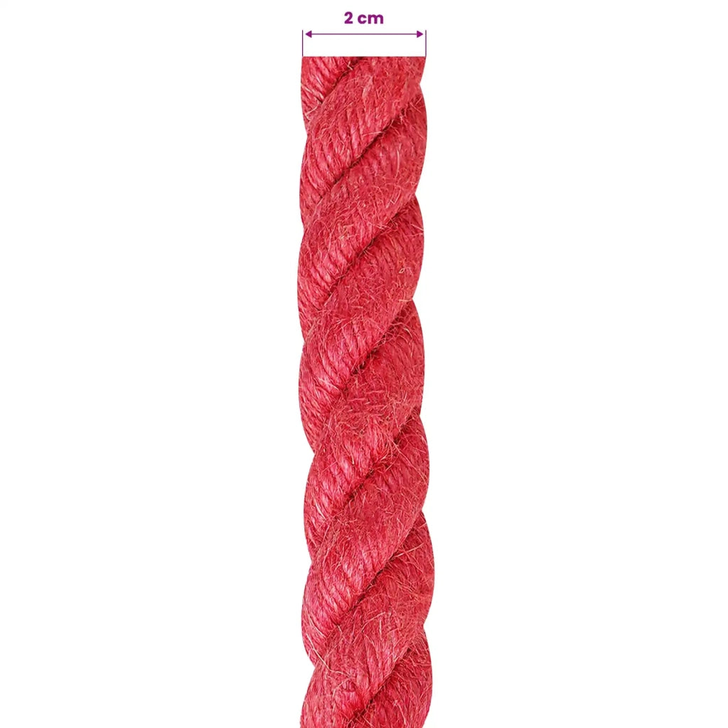 Corda di Juta Rosso 100% juta Tossa 42011726