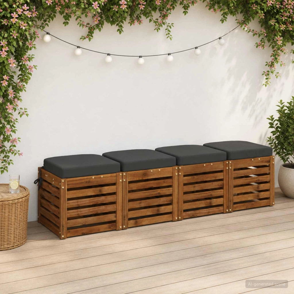 Cuscini per sedile a 4 pezzi SOEST 4 pcs 100% Poliestere 945248