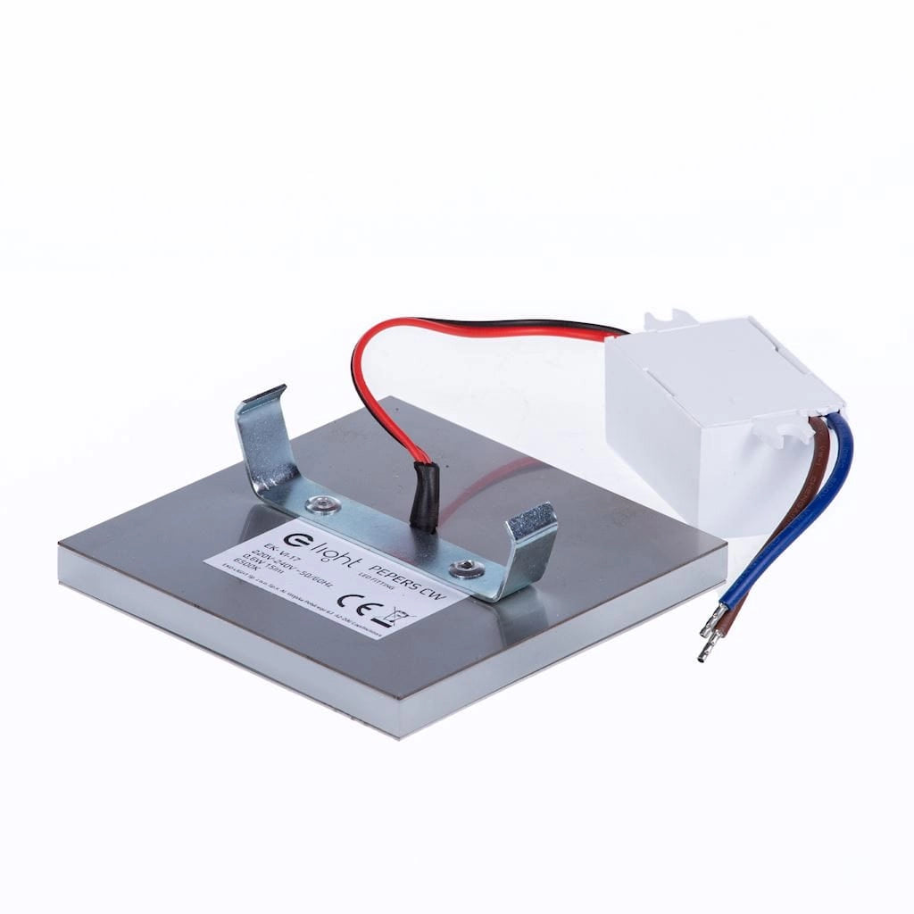 Lampada segnapasso LED Eko-Light Pepers 0,6W 3000K argento