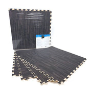 Trade Shop - Set 4 Pz Piastrella Eva Effetto Parquet Tappeto Puzzle 60x60 Cm Tappetino 194693 -