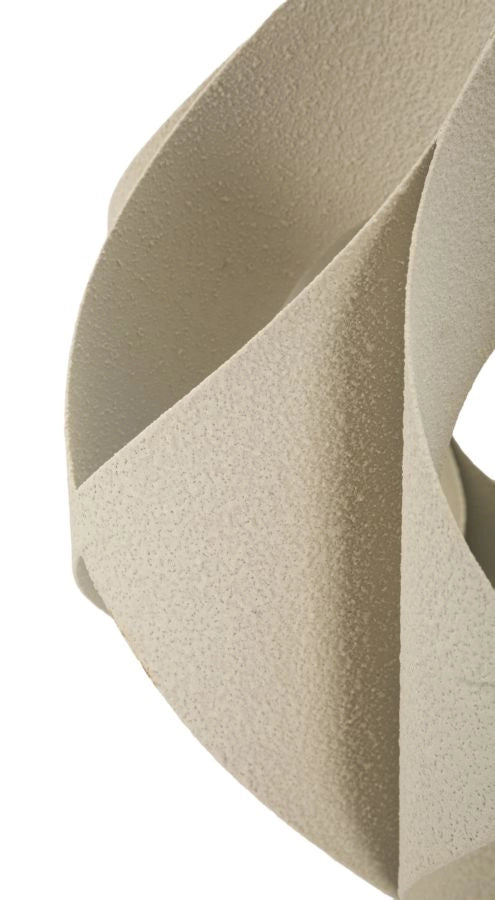 Lampada da Tavolo Space Ø28x57 cm in Ferro Crema