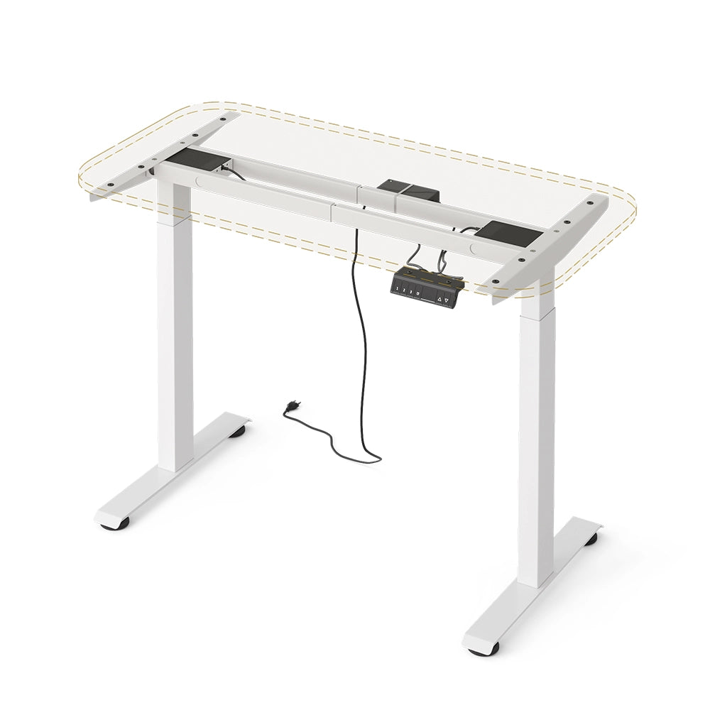 Vicco Gambe per tavolo Bianco 2 motori
