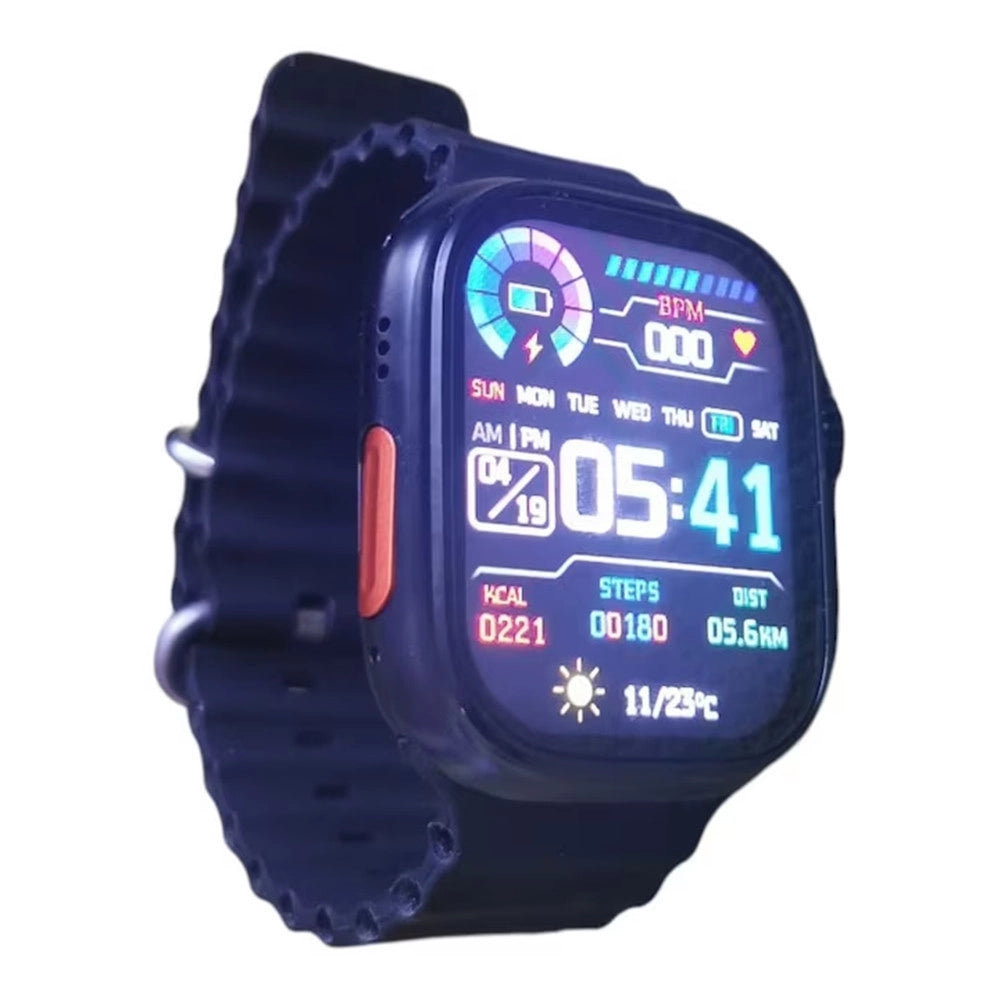 Trade Shop - Smartwatch Qu50 Hd Orologio Digitale Intelligente Cardiofrequenzimetro Contapassi Bluetooth -