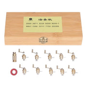 Set di Riparazione Orologeria Professionale - 12 Pezzi - Manico Ergonomico - Fusto in Ottone Duraturo - Utilizzo Universale - Massima Resistenza - Riparazione Orologi