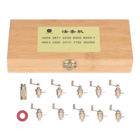 Set di Riparazione Orologeria Professionale - 12 Pezzi - Manico Ergonomico - Fusto in Ottone Duraturo - Utilizzo Universale - Massima Resistenza - Riparazione Orologi