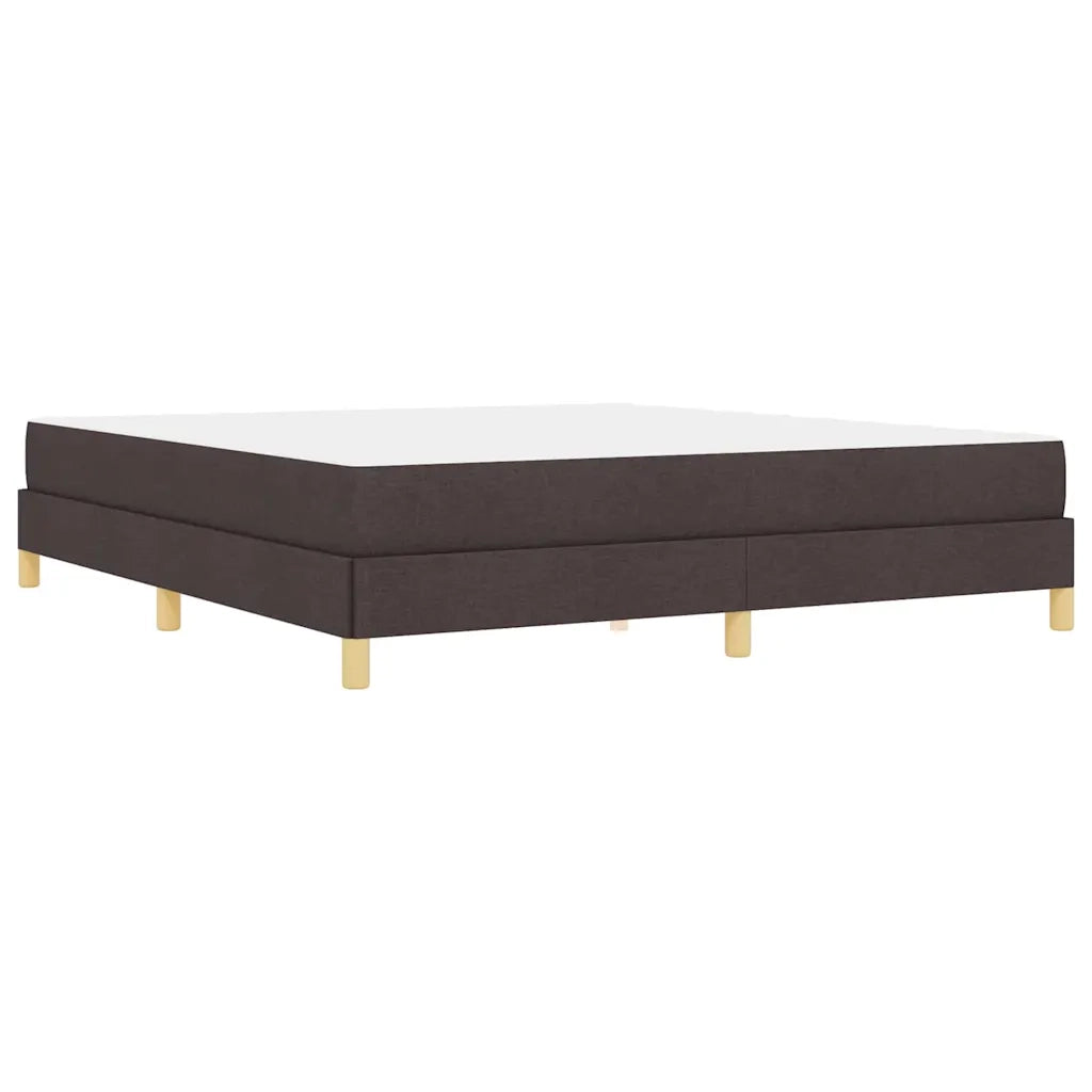 vidaXL Letto a molle Marrone 180 x 200 cm