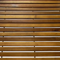 Set 3 pz Stuoia per bagno in acacia 80 x 50 cm 271769