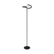 Piantana Industrial Minimal Castelpoto Acciaio Nero 2 Luci Led 8,8W 2000Lm Ip20