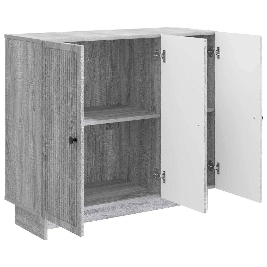 Credenza | Madia | Buffet da pranzo | Armadio da pranzo Grigio Sonoma 89 x 34,5 x 80 cm Legno ingegnerizzato
