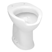 Vaso con apertura frontale in ceramica scarico a parete - Bianco