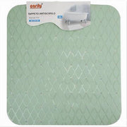 Trade Shop - Tappeto Tappetino In Pvc Antiscivolo Per Vasca Bagno Doccia 50x50cm 79728 Verde -