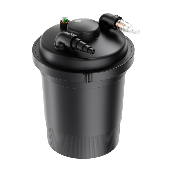 CPF-380 Filtro a pressione con UVC 11 W e chiarificatore per laghetti fino a 12.000l d’acqua