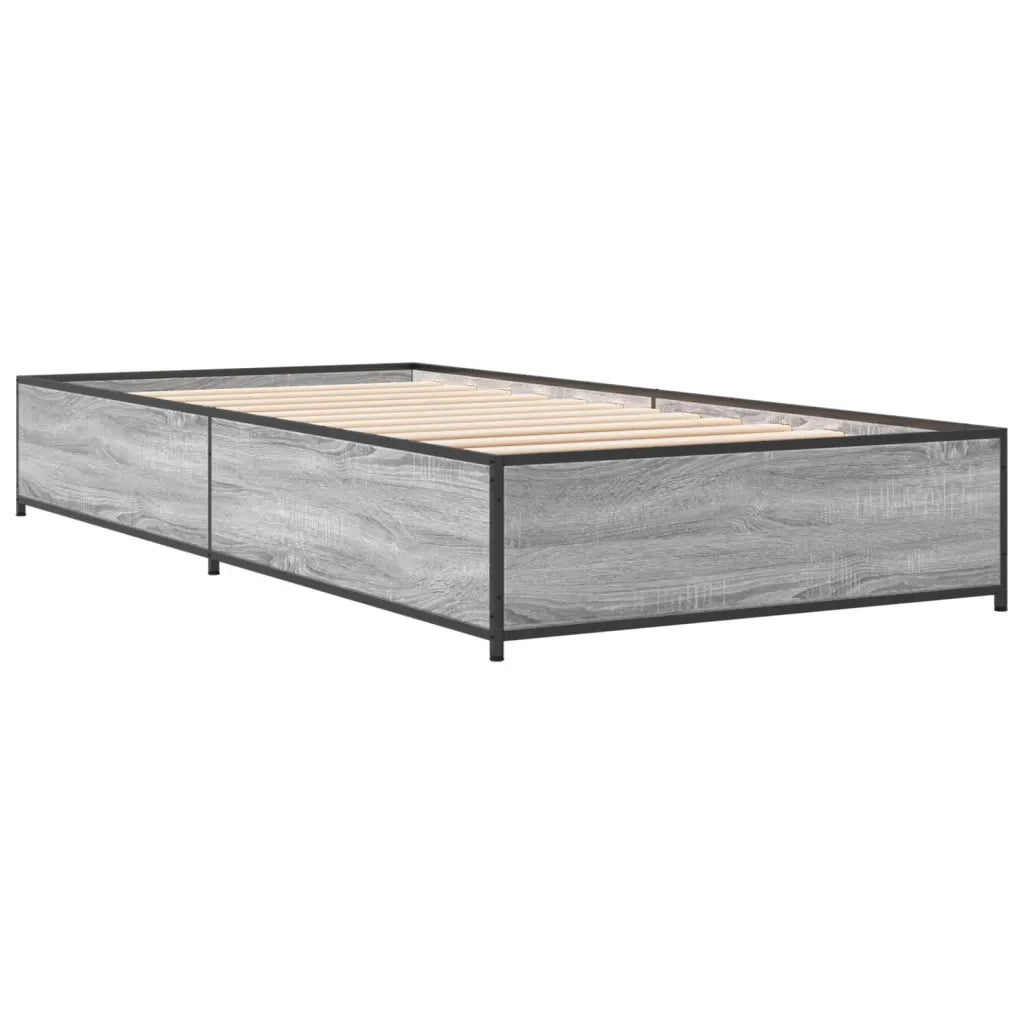 Giroletto senza Materasso-Struttura Letto Rovere Sonoma 90x190 cm 911763