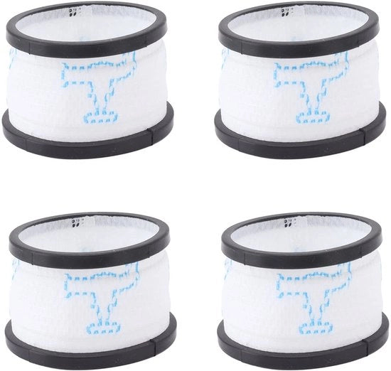 Set di 4 filtri per aspirapolvere - Vervangibili - Adatti per INSE S600/S6P/S6 - Lavabili e riciclabili - Alta assorbimento - Costruzione filtro efficace - Accessori per aspirapolvere