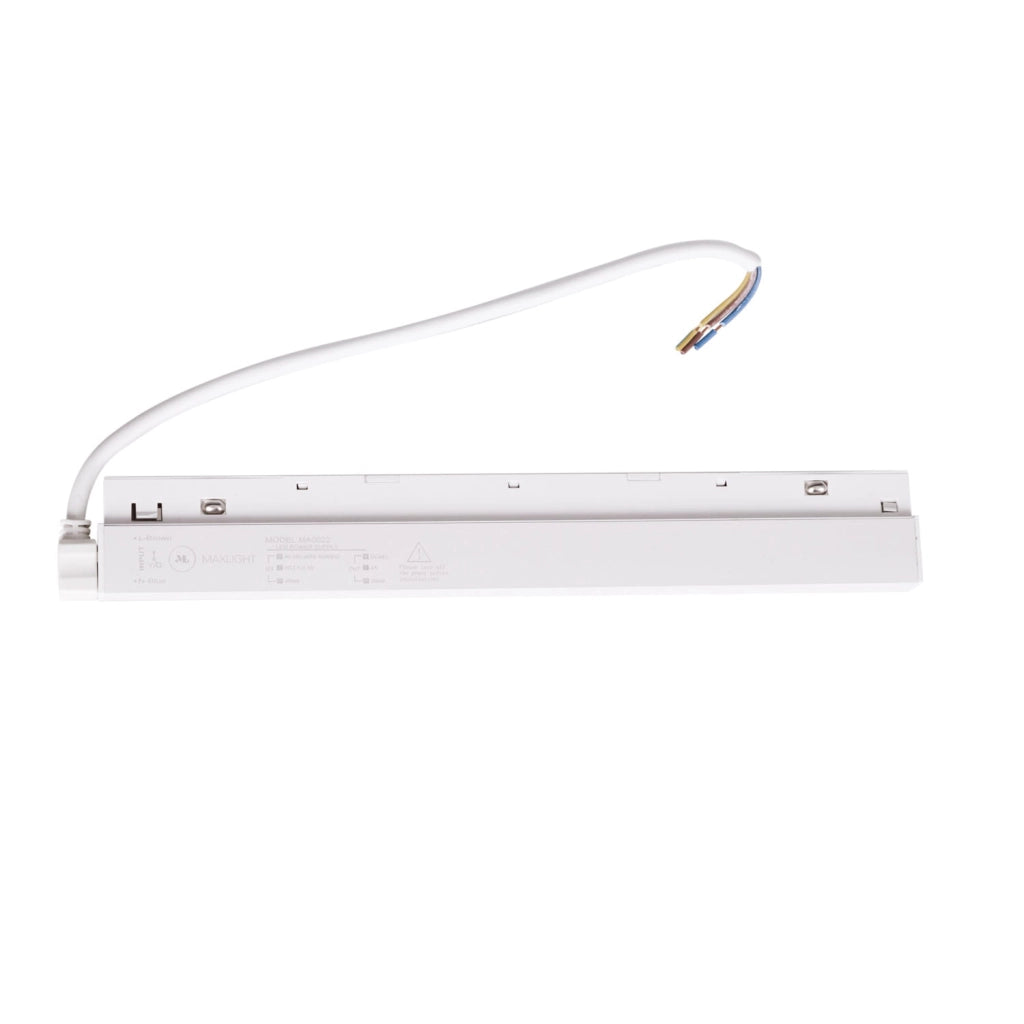 Alimentatore 200W 48V per binario magnetico bianco Maxlight