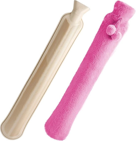 Warmeria a forma di gola con copertura, 2L termos di 73 cm per avvolgere il termos per il calore e la rinfrescamento durante le mestruazioni, per collo, spalle, addome, schiena, termos.