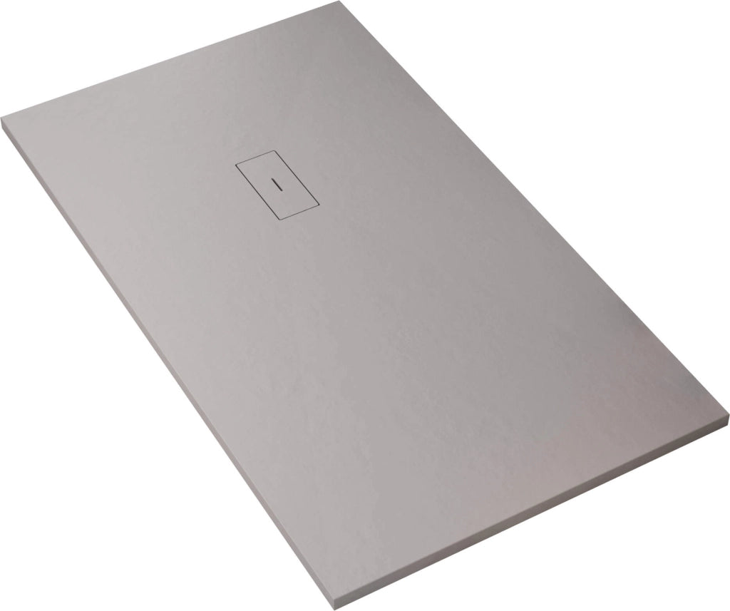 Piatto Doccia in Pietra 80x90 cm Bonussi Manila Grigio Chiaro