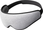 Occhiali da Sonno 3D - Ergonomici - Occhiali per dormire, riposare, rilassarsi - Bloccano la luce per totale oscurità (Grigio)