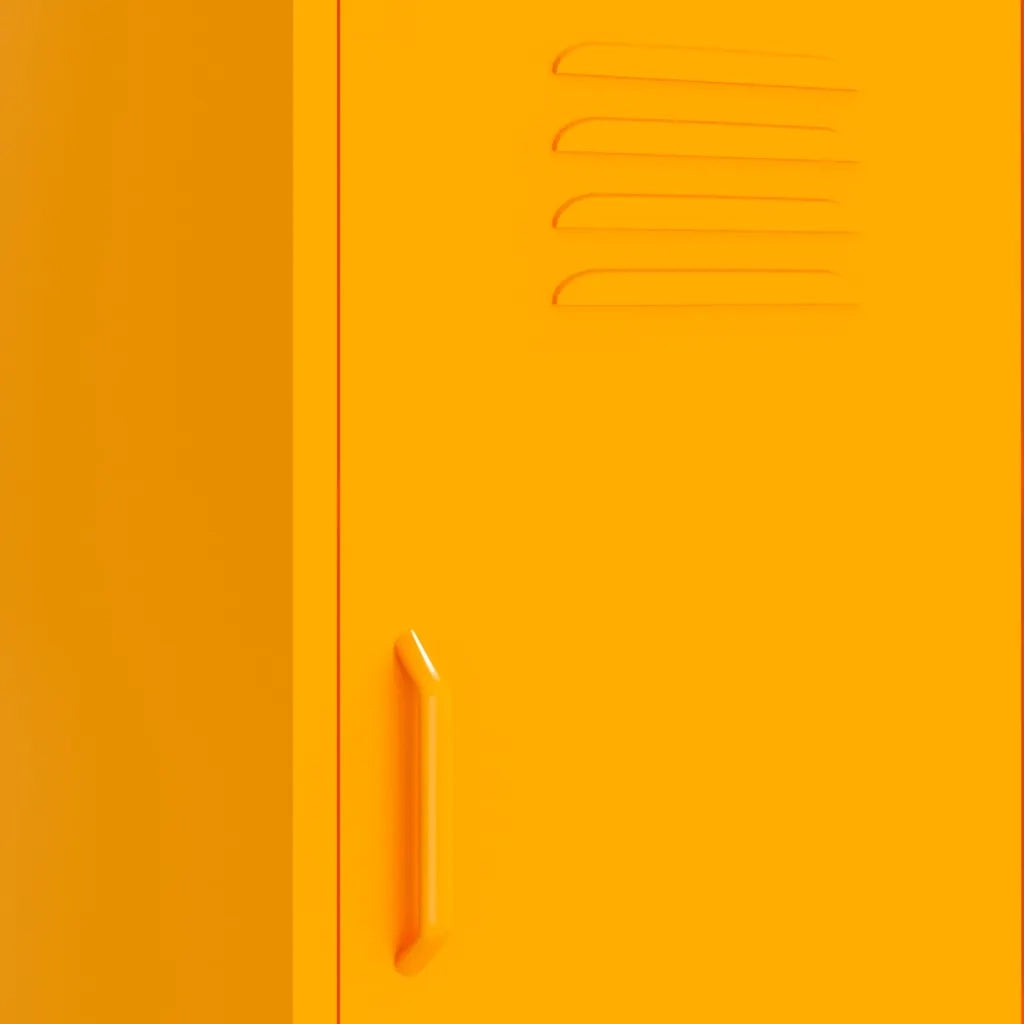 Armadietto Giallo Senape 42,5x35x101,5 cm in Acciaio