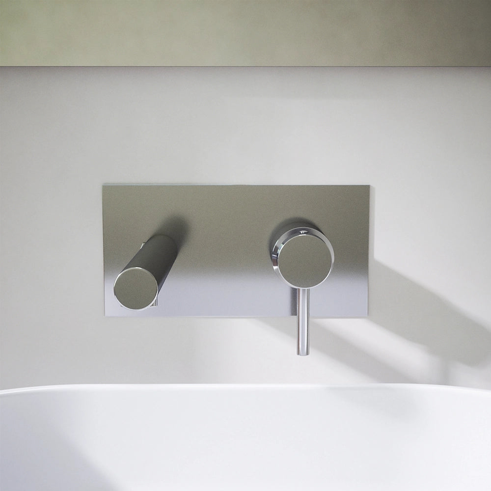 Miscelatore lavabo ad incasso senza scarico cromato | Katharine