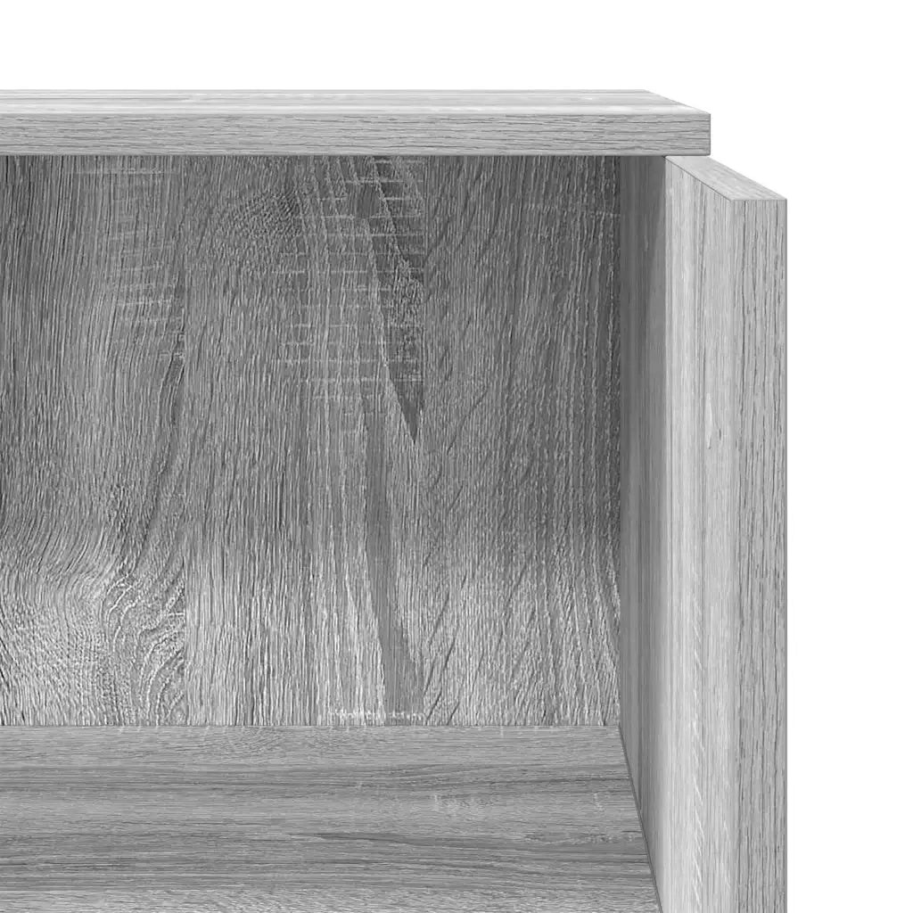 Banco Reception Grigio Sonoma 55x50x103,5 cm Legno Multistrato 859020