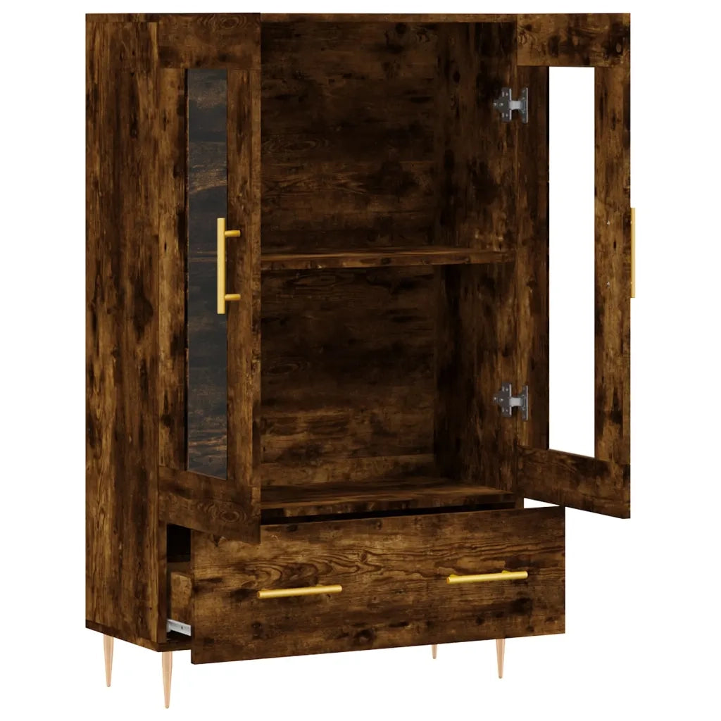 Credenza Rovere Fumo 69,5x31x115 cm in Legno Multistrato 828289