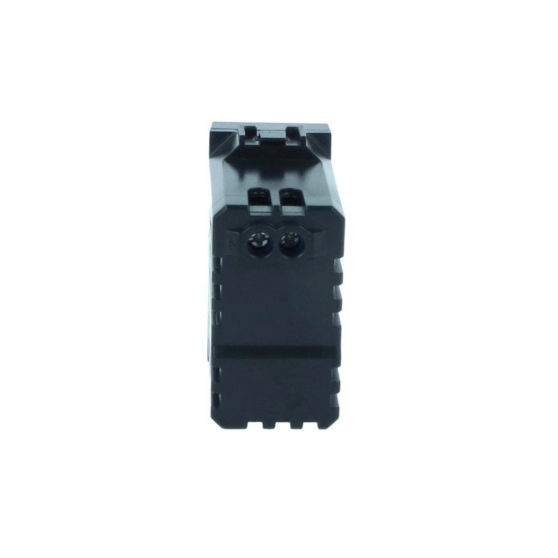 Modulo Presa Caricatore USB 5V 2,1A Colore Nero Compatibile Con Bticino Living International