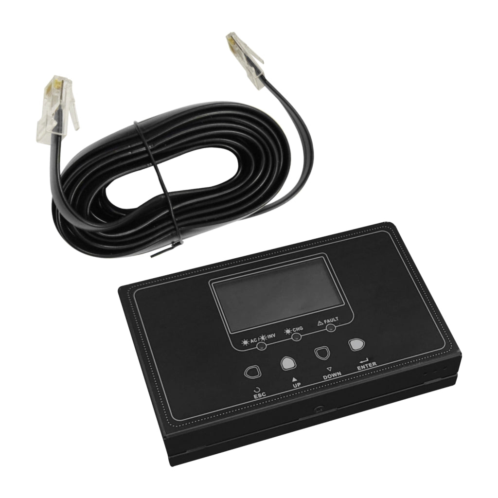 Alcapower Controllo remoto LCD per inverter solari 800051 e 800052 con cavo di connessione da 10 metri e monitoraggio via App integrato