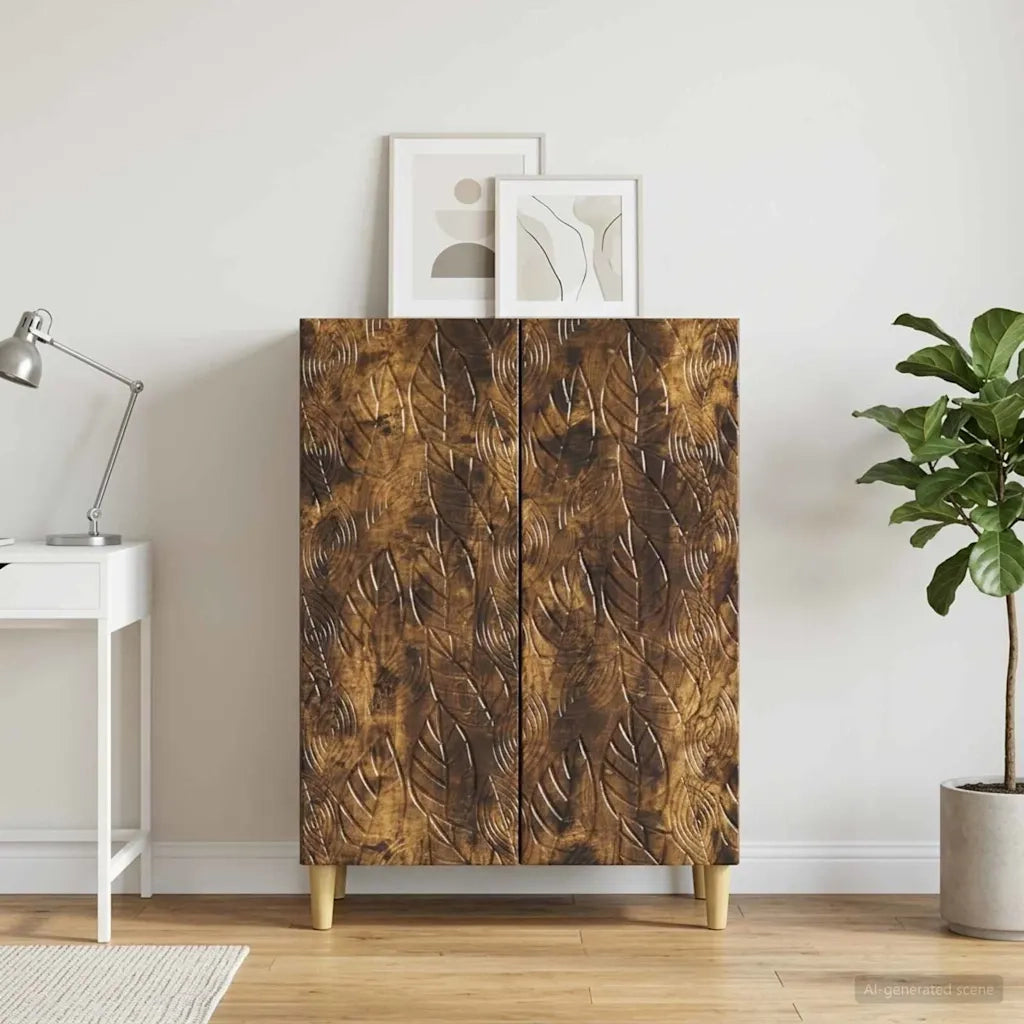 Credenza Rovere Fumo 66 x 34,5 x 90 cm Legno ingegnerizzato 895050