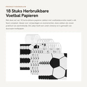 Zakchettoni di Carta Rigenerabile - Borse per Pallone Regalabili - 18 Unità - Carta Kraft - Leggera - Sostenibile