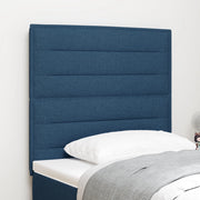 Testata LED Design Linee Blu 80 cm in Tessuto