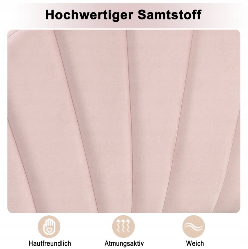 Letto imbottito 90x200 - Xylo - Regolabile testata rosa