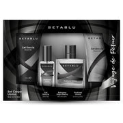 Trade Shop - Set Regalo Corpo Uomo 4pz Gel Doccia Balsamo Dopobarba Profumi Fragranza Intensa Sofisticata -