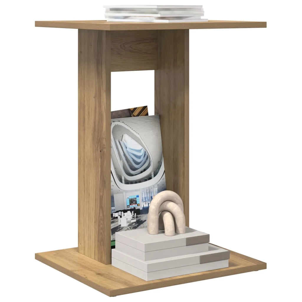 Tavolo laterale Rovere artigianale 45 x 40 x 62,5 cm