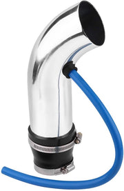 Kit di aspirazione di aria fredda universale 76 mm - Auto - In alluminio - Sistema di filtro - Kit di tubi di aspirazione - Resistente agli urti - Tubo di aspirazione di aria fredda