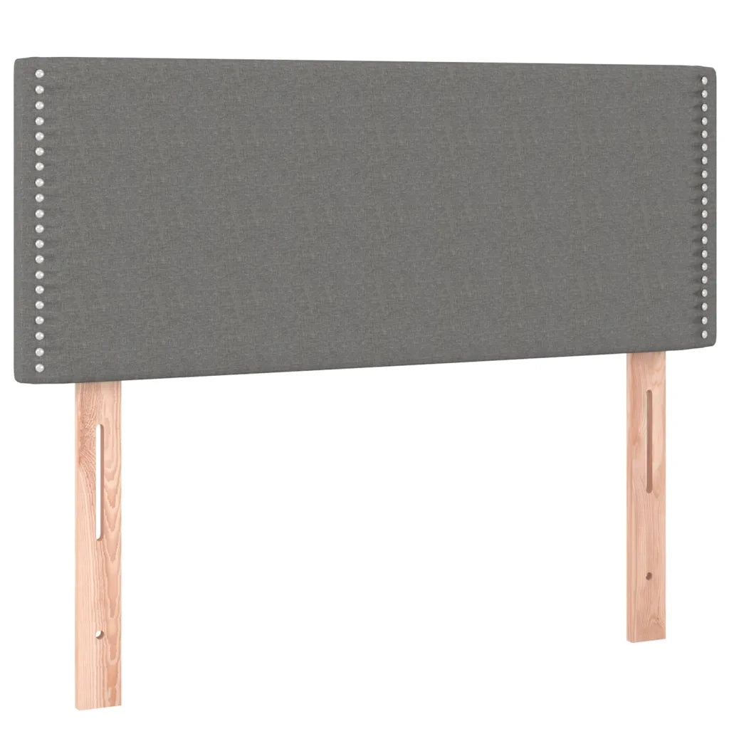 Giroletto a Molle con Materasso Grigio Scuro 90x200 cm Tessuto cod mxl 40017