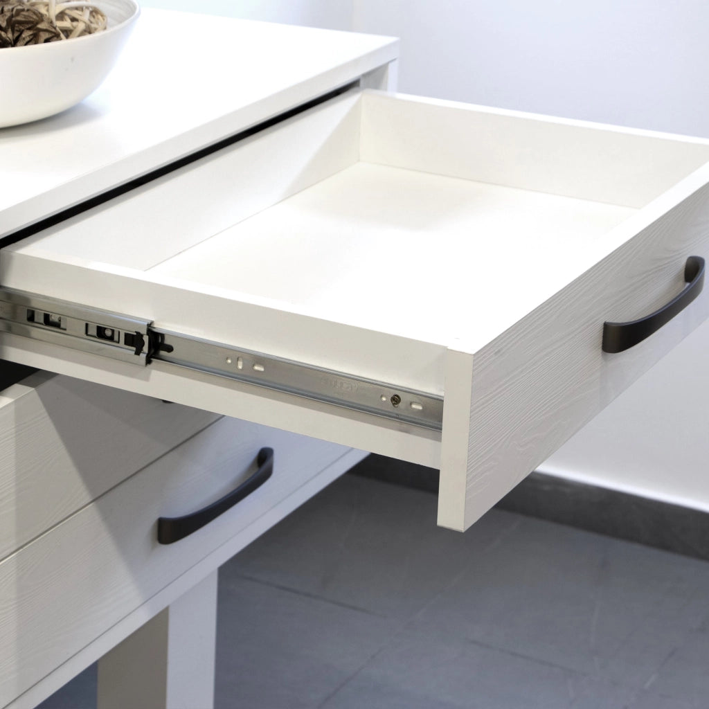 Kit Guide per Cassetti a Sfera 45 x 300 mm Estrazione Totale Zincato 5 Pezzi Emuca