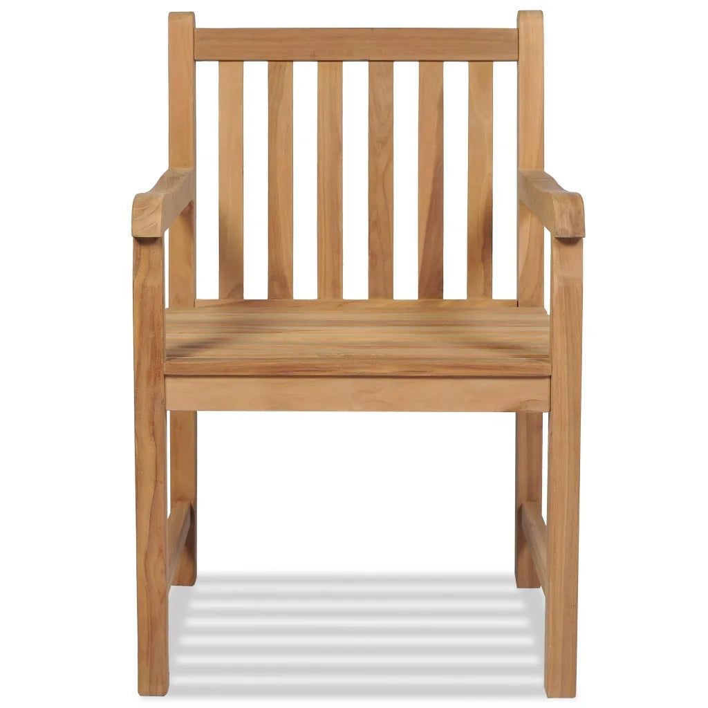 Sedie da giardino 2 pz | Sedie da Esterno in Legno Massello di Teak