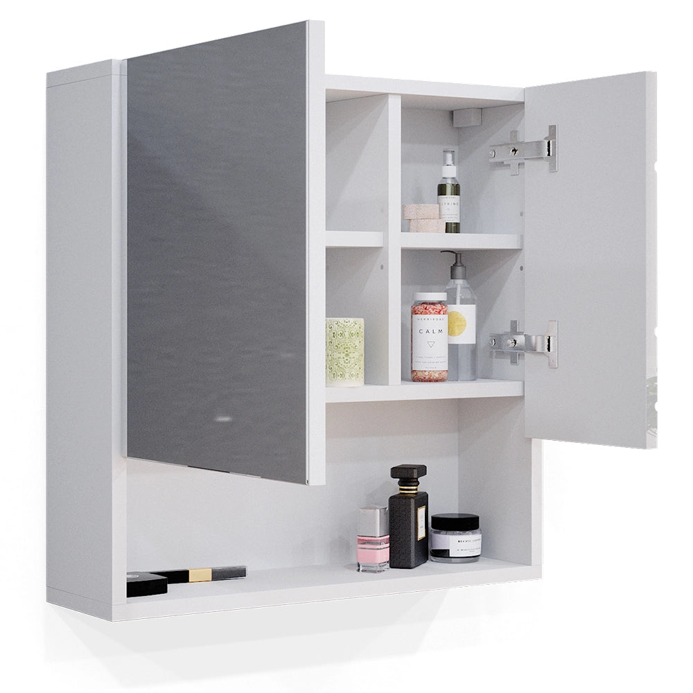 Vicco Specchio contenitore bagno Bianco lucido 16.9 x 55 cm