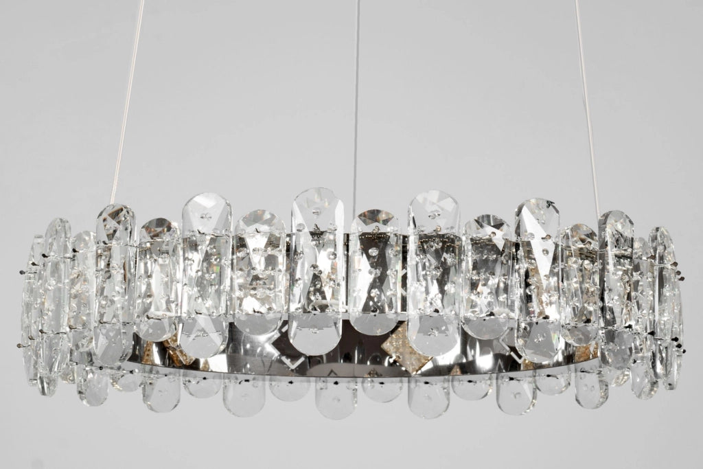 Plafoniera Led In Cristallo App1041-cp + Telecomando