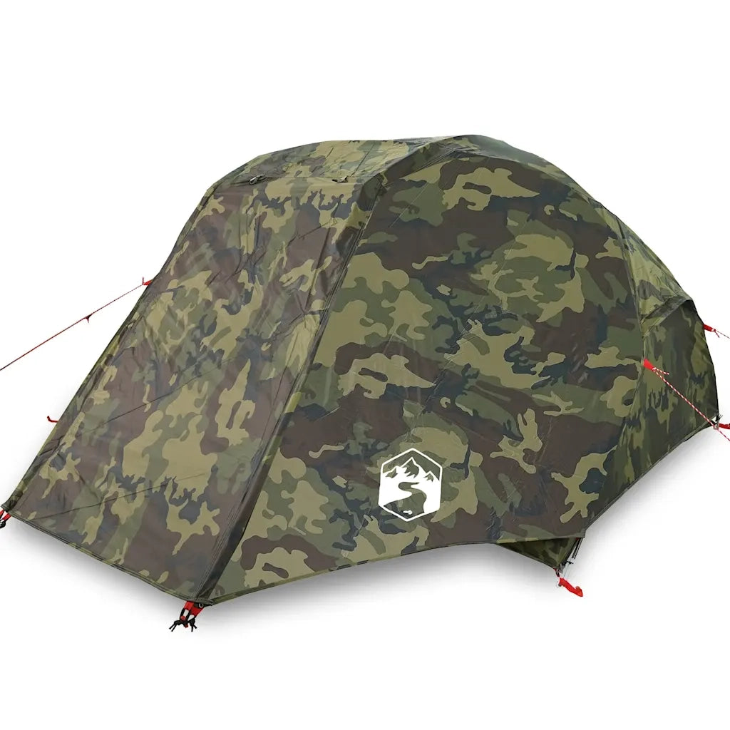 vidaXL Tenda da Pesca per 5 Persone Mimetica Impermeabile