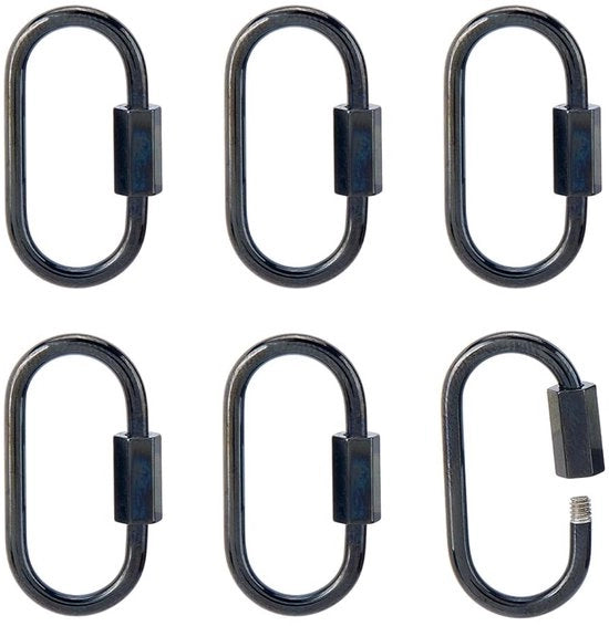 Ganci a vite per gioielli/accessori - 6 pezzi - Acciaio inossidabile - Disegno di vite efficace - Leggero - Ideali per gioielli/accessori - Ganci