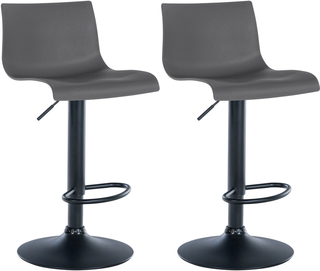 2er Set Barhocker Branford Kunststoff
