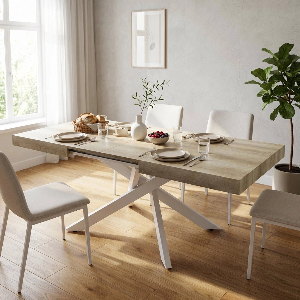 Tavolo da pranzo allungabile 160/240x90 - POTHOS