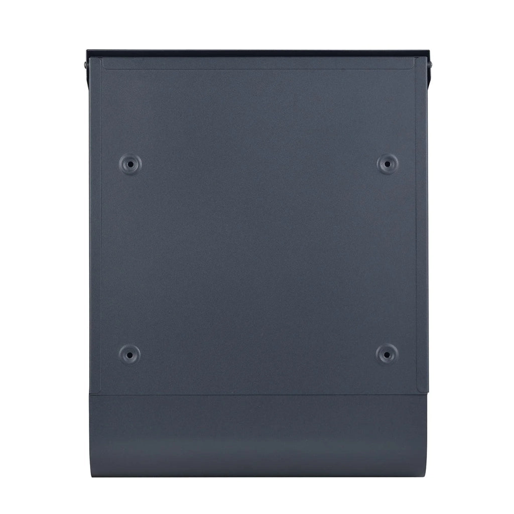 Cassetta postale/portagiornali/cassetta postale da parete di design 30 × 39 × 11 cm grigio 16_0000112