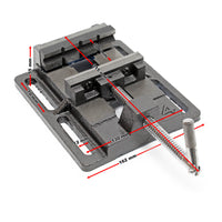 Morsa per macchine da banco Morsa officina Larghezza ganasce 100mm