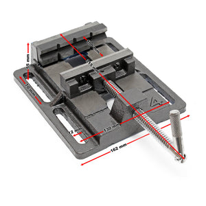 Morsa per macchine da banco Morsa officina Larghezza ganasce 100mm