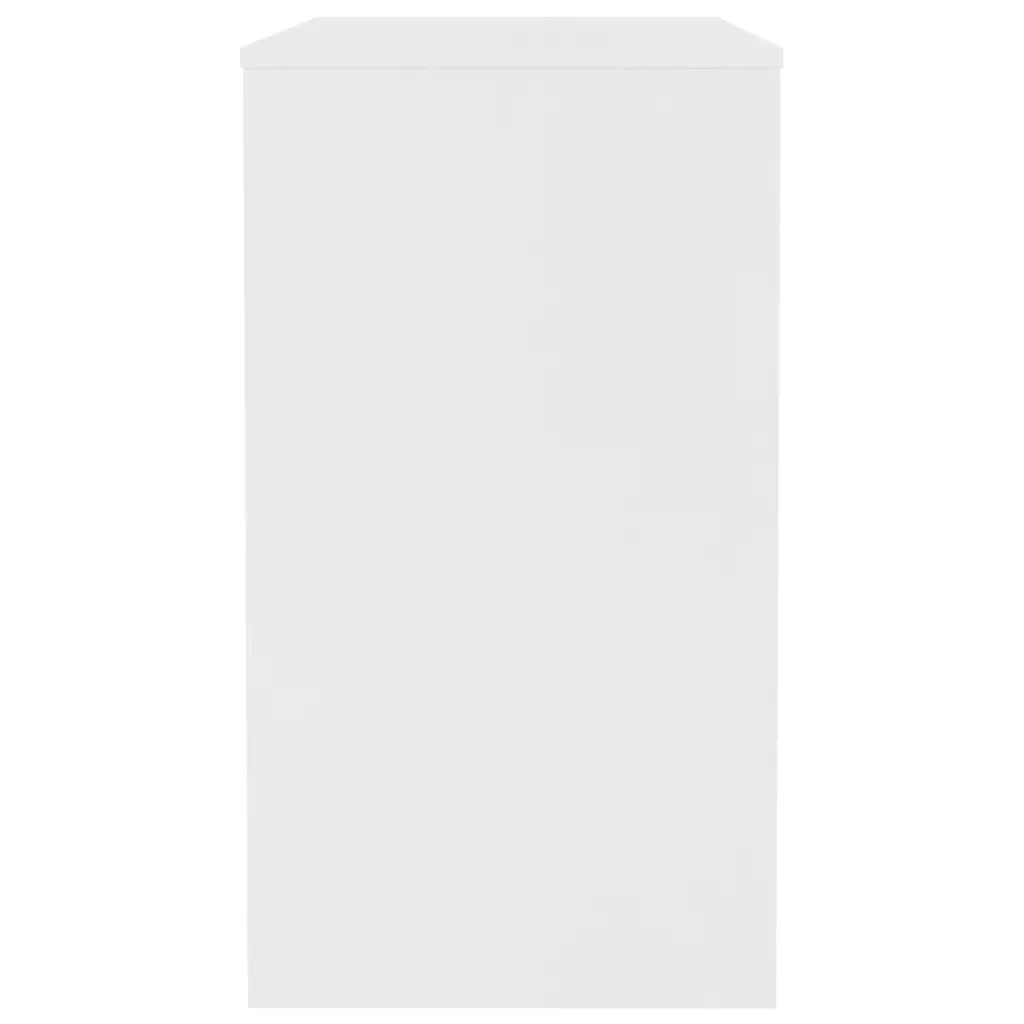 Scrivania Bianca 90x40x72 cm in Legno Multistrato 800378